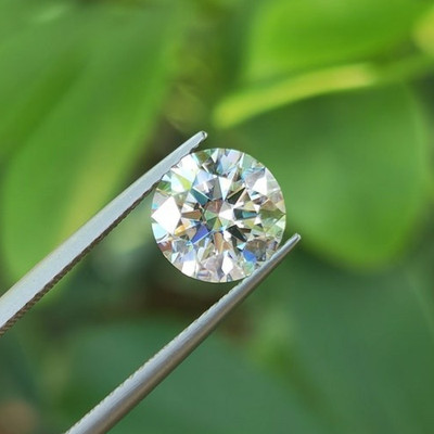 AAA+ 10 Ct White Color Round Cut D Grade VVS1 Natural Certified Diamond