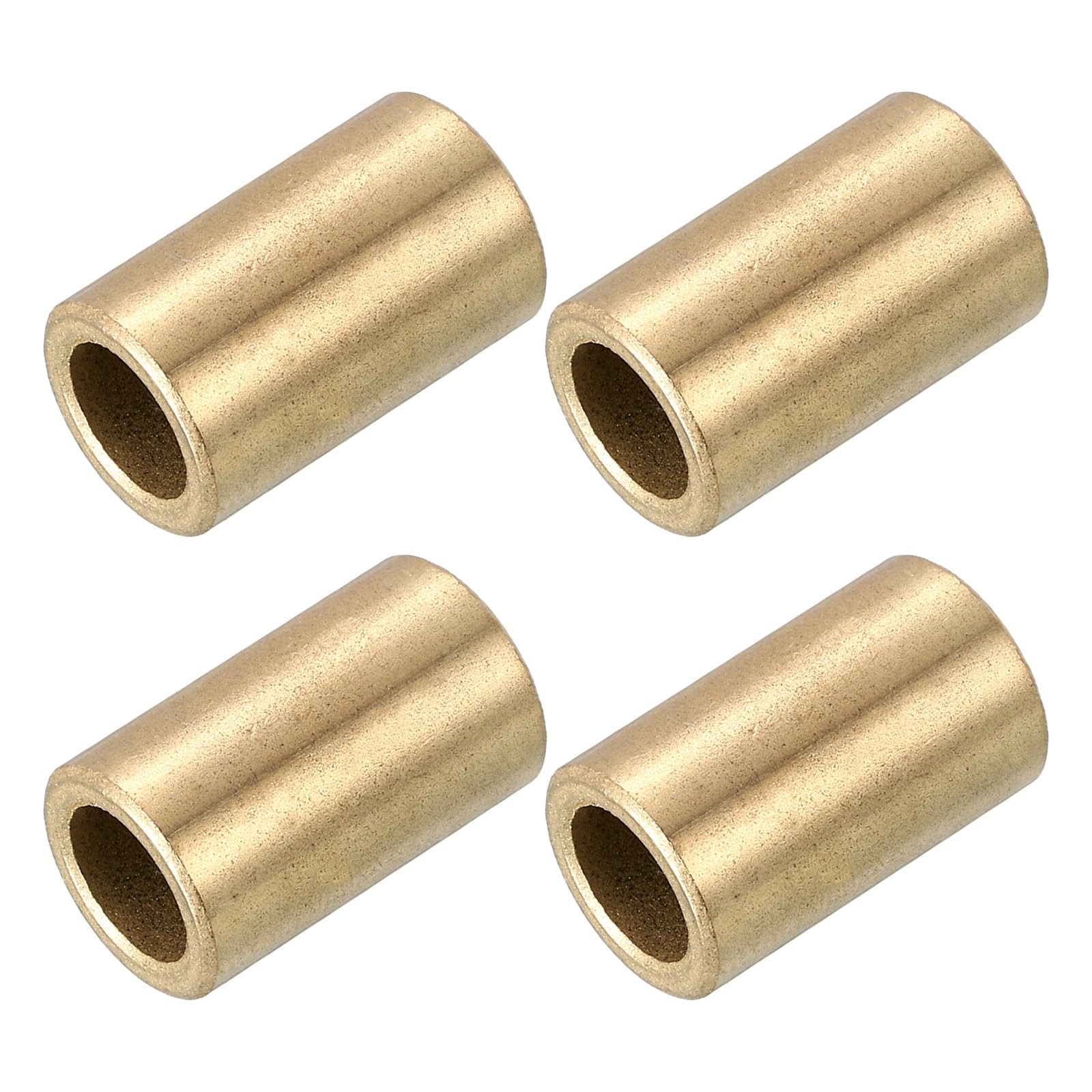 4 PCS Sleeve Bearing 10mm Bore 14mm OD 20mm Length Brass Bushing Plain