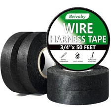 5 Rolls High Temp Wire Harness Tape 250FT Automotive