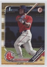 2019 Bowman Draft Gold 8/50 Cameron Cannon #BD-166 rq8