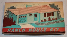Plasticville RH-1 O/S Gauge Ranch House Kit Yellow/White