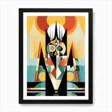 Fox Abstract Pop Art 2 Art Print Framed Wall Art Poster Canvas Print Picture