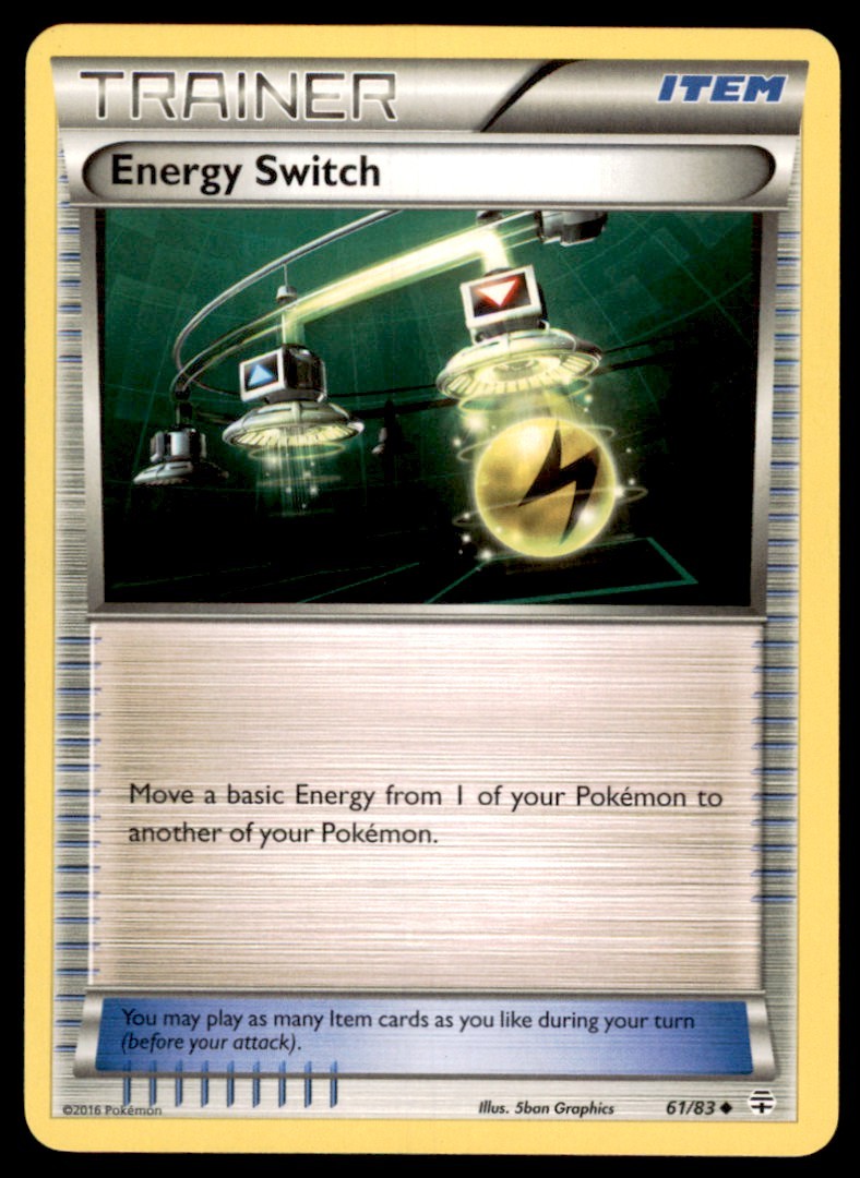 2016 Pokemon Generations Energy Switch English #61 Uncommon