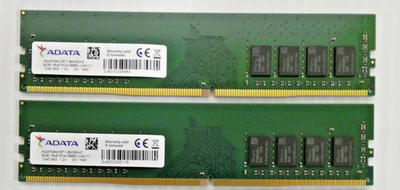 ADATA 16GB (2x8GB) DDR4 PC4-2666V RAM Memory Kit AO2P26KC8T1