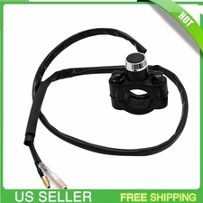 22mm (7/8") Motorcycle Handlebar Control Switch With Wiring Harness Replacement