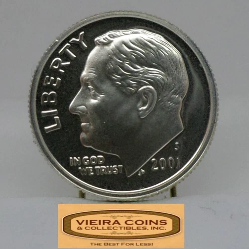 2001-S Roosevelt Silver Proof Dime  - #C56468NQ