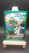 2025 Panini Prizm - Saquon Barkley #298 Green Wave Prizm SP Eagles