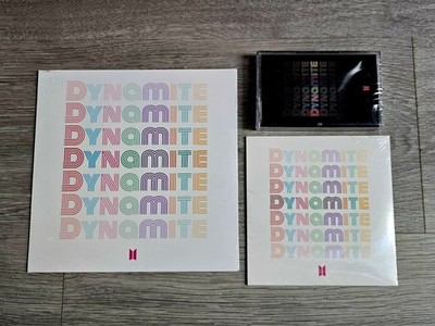 BRAND NEW SEALED BTS DYNAMITE VINYL + CD + CASSETTE SET