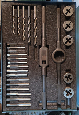 GTD Fine Thread Drill Tap Die Set 1/4 5/16 3/8 7/16 1/2 Greenfield USA Machinist
