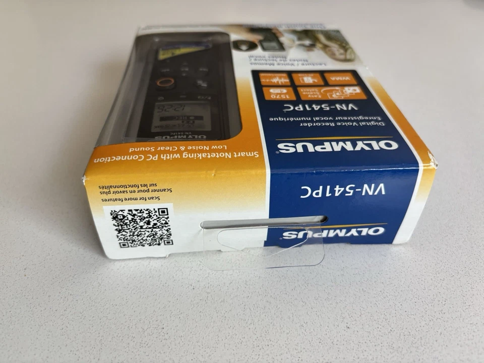 Olympus VN-541PC 4GB Digital Voice Recorder - Black - New in Open Box - Image 4 of 4