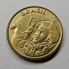 Brazil 10 Centavos 2007 Bronze Plated Steel KM#649.2 UNC