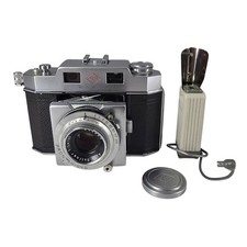AGFA KARAT IV 35MM CAMERA - SOLINAR 50MM F/2.8 LENS  OPTIMA BLITZ FLASH VINTAGE