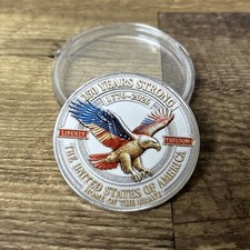 Moneda Conmemorativa Águila 250 Aniversario Estados Unidos de América