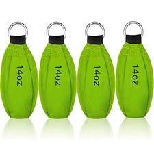  4 Pieces Bulk Throw Weight Bags Multi-Layer Outdoor Throw Weight Bags Green