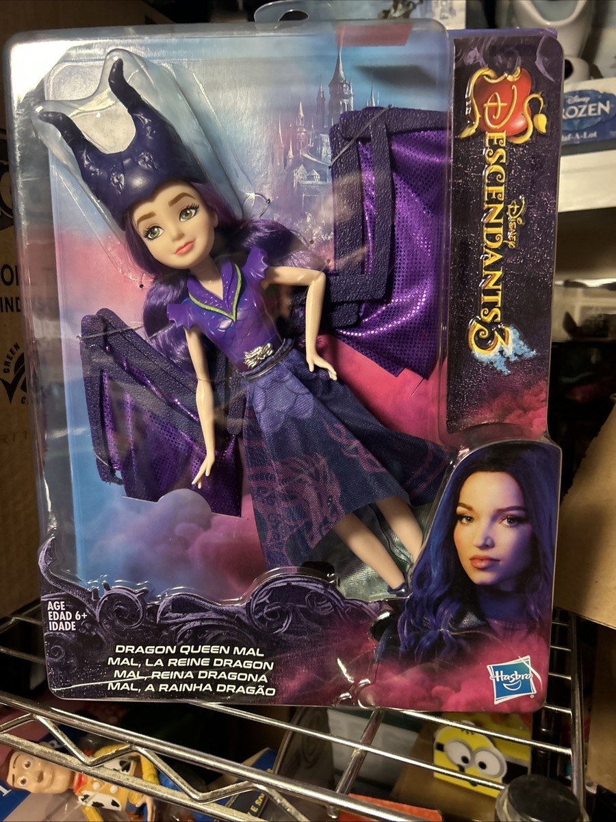 Descendants Dragon Queen Mal Doll Expanding Wings Disney Hasbro