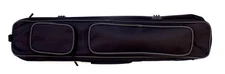 Koda Sports KXS34GY 3Bx4S Black/Grey Billiards Pool Cue Case w/ Shoulder Strap