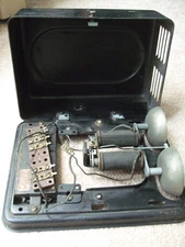 Automatic Electric (?) Subset Ringer Box Antq Type AE21 ?  for Candlestick