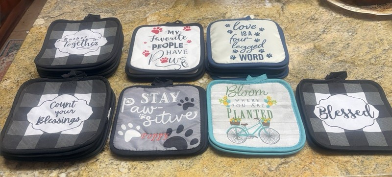 Set of 29 brand-new potholders, Set of 29 brand-new potholders,