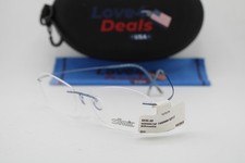 NEW SILHOUETTE 5515 CW 4640 BLUE GUNMETAL AUTHENTIC EYEGLASSES 52-17