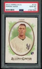 AARON JUDGE RC 2017 TOPPS ALLEN & GINTER #172 ROOKIE RC PSA 10! INVEST!!