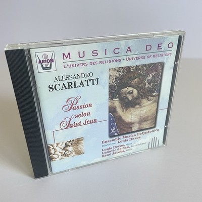 Alessandro Scarlatti - Passion selon Saint Jean - Louis Devos - CD 1998 Arion