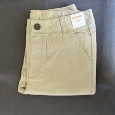 Boys NEW Gymboree Size 8 Pants Adjustable Waist Khaki Tan 100 Cotton NWT