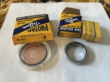 Vintage TIFFEN Adapter Ring Series 5 No. 506  Color Corr. Filter No. 85-C