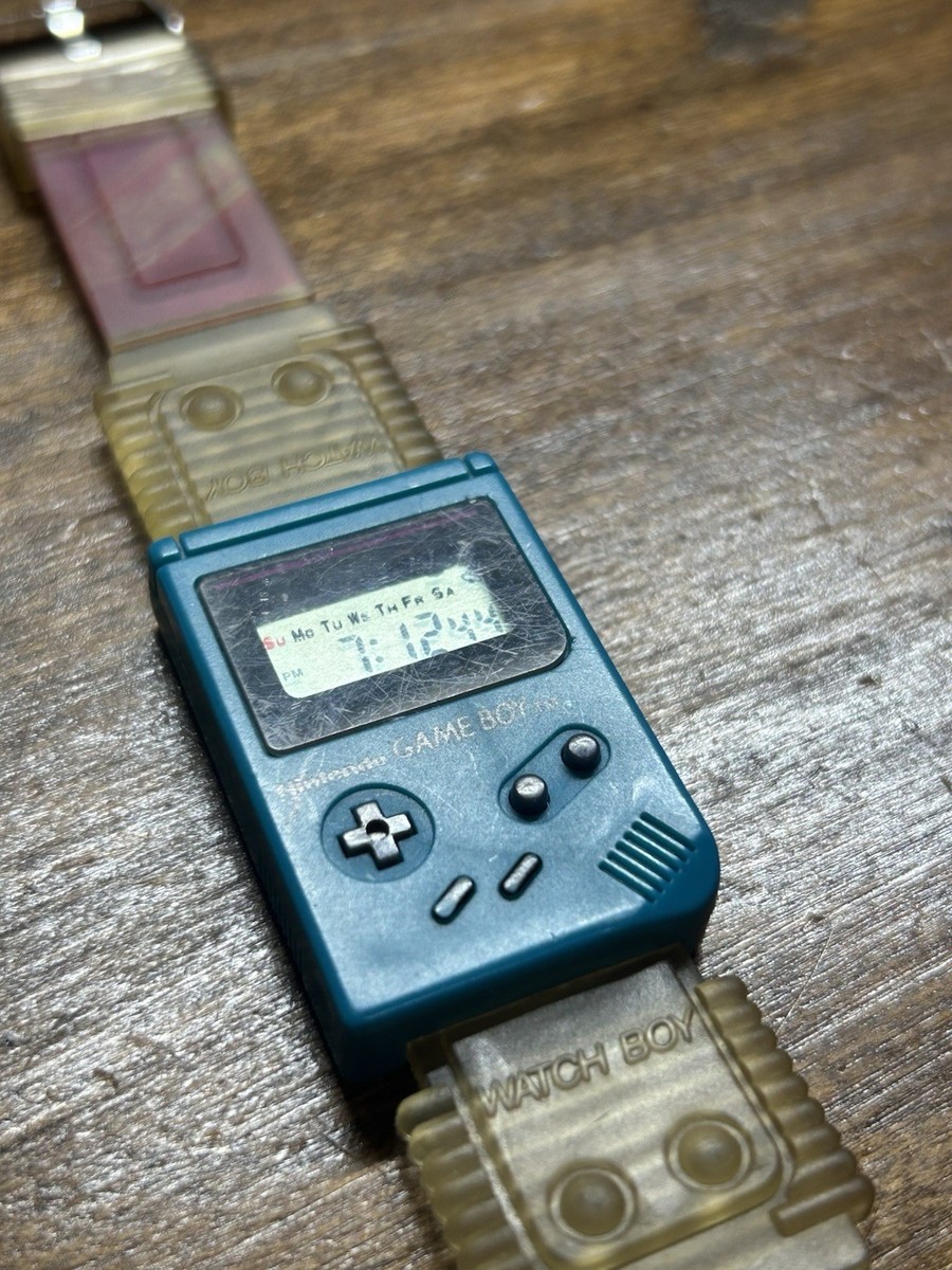 Vintage 1992 Nintendo Watch Boy Game Boy LCD Watch - Works! | eBay