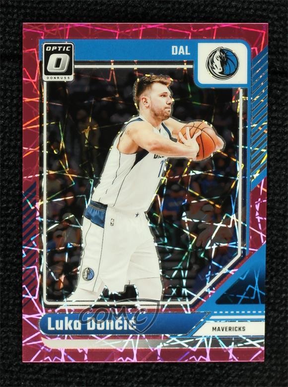 2024-25 Panini Donruss Optic Pink Velocity Prizm 64/79 Luka Doncic #214 0g4t