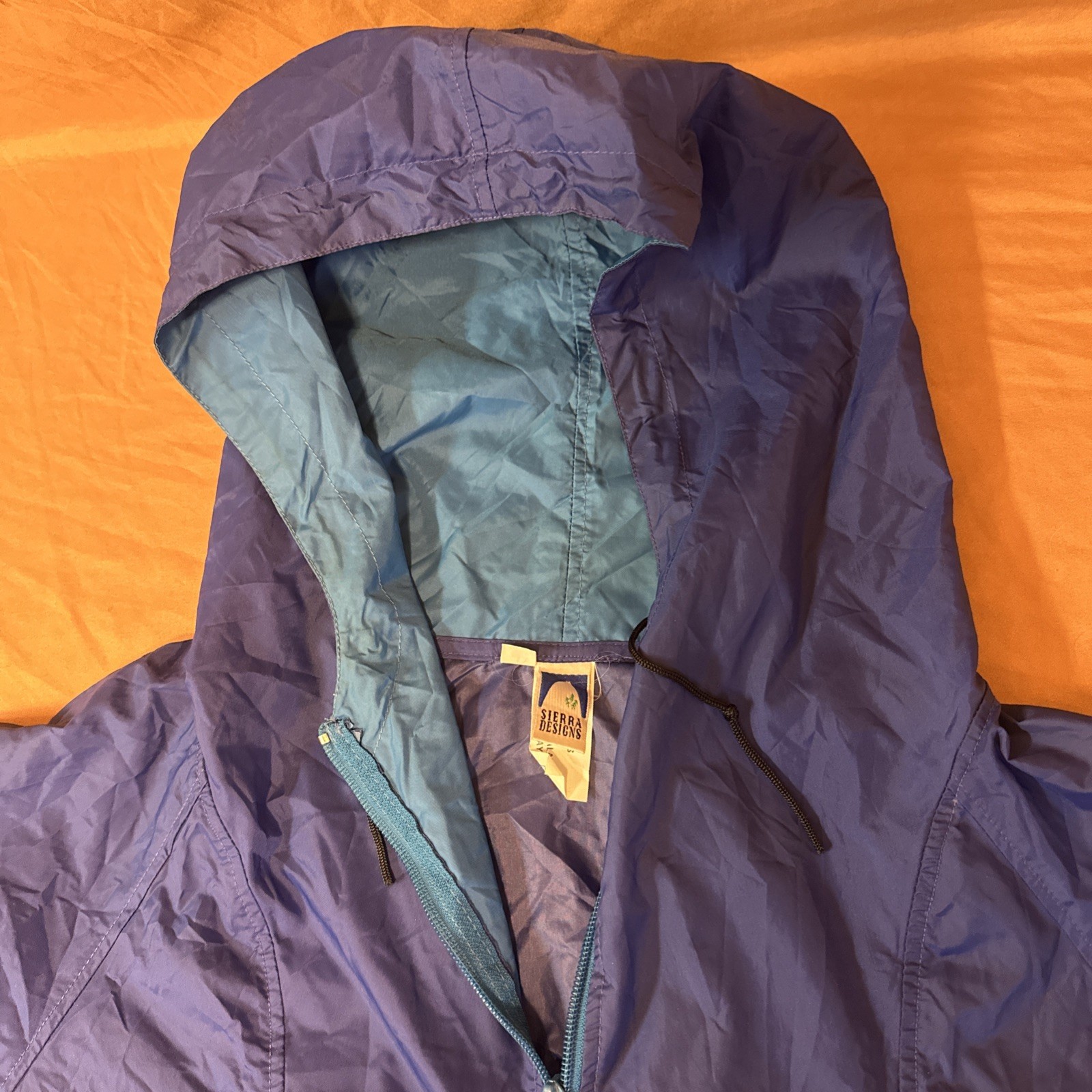 Sierra Designs Packable Full Zip Windbreaker Hood… - image 2