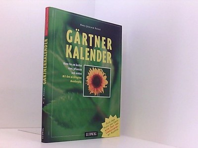 Kalender, Gärtnerkalender Hans-Joachim, Kraus und München Ludwig Verlag: