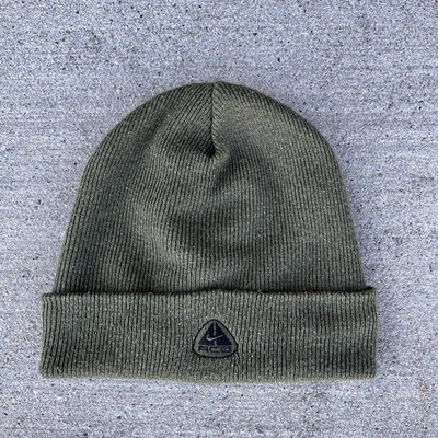 Vintage 90s Nike ACG Beanie Unisex One Size Hat Green Outdoor Gorpcore