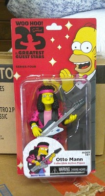 NECA Simpsons 25th Anniversary Otto Mann Figure Series 4 Greatest Guest
