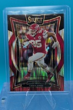 2024 Panini Select - Concourse Chris Jones #19 Black & Red Shock Prizm