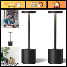 Rechargeable LED Cordless Table Lamps Set of 2 - 5000mAh Battery, Modern Design