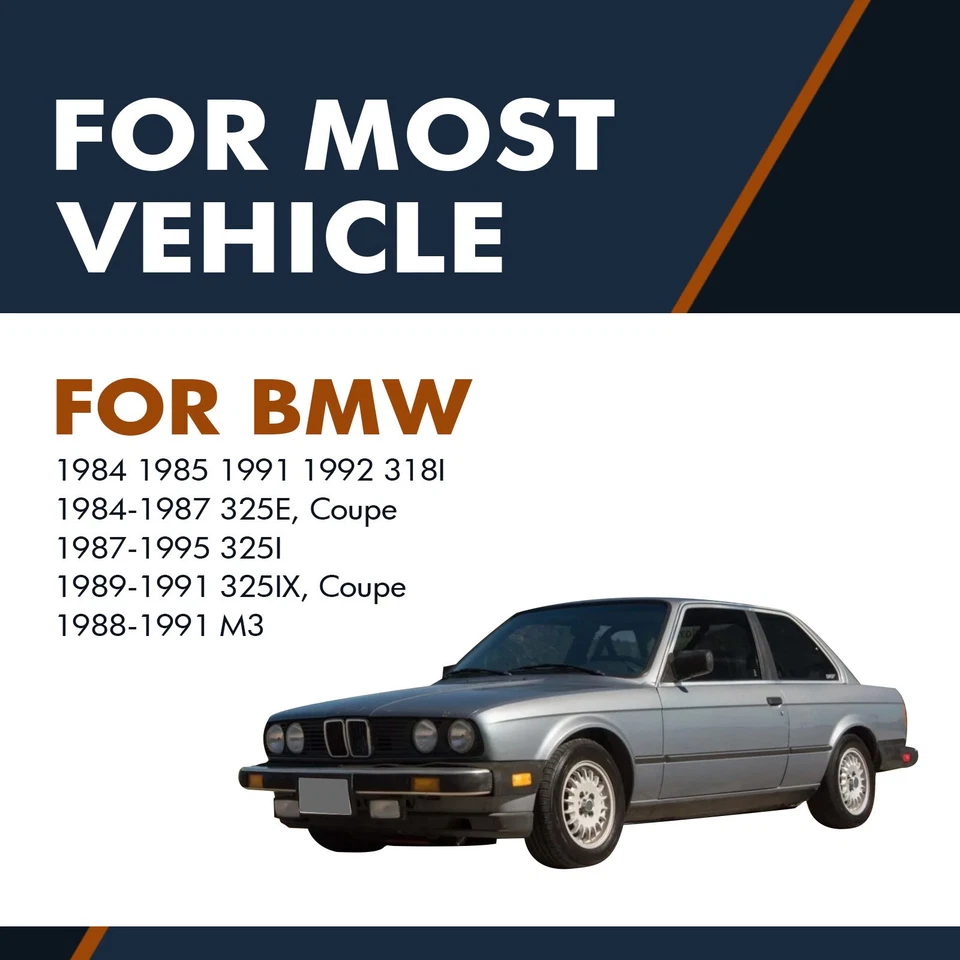 Par de 2 soportes de elevación de tapa de maletero trasero para BMW 325E cupé 1984-1987 Foto 2 de 4