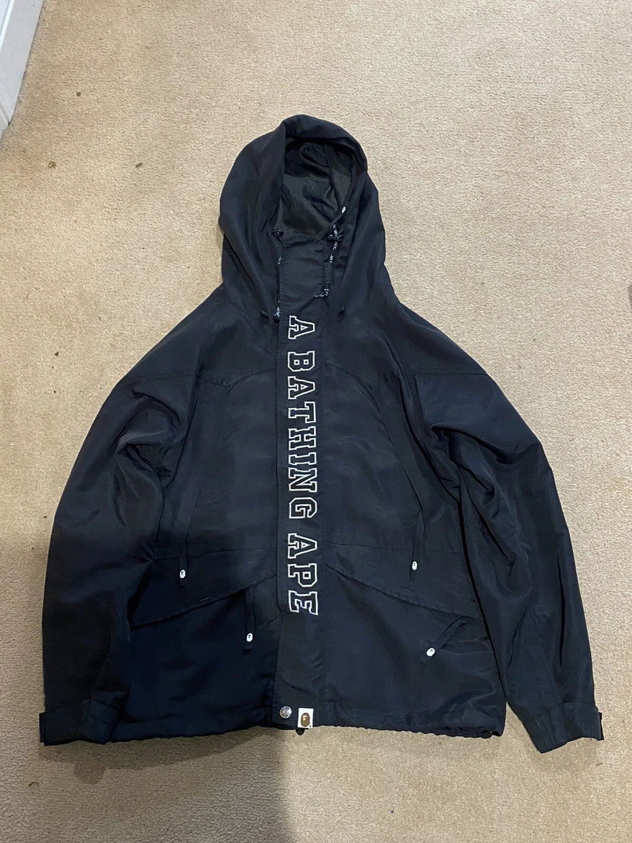 Bape happy new year snowboard jacket black sale