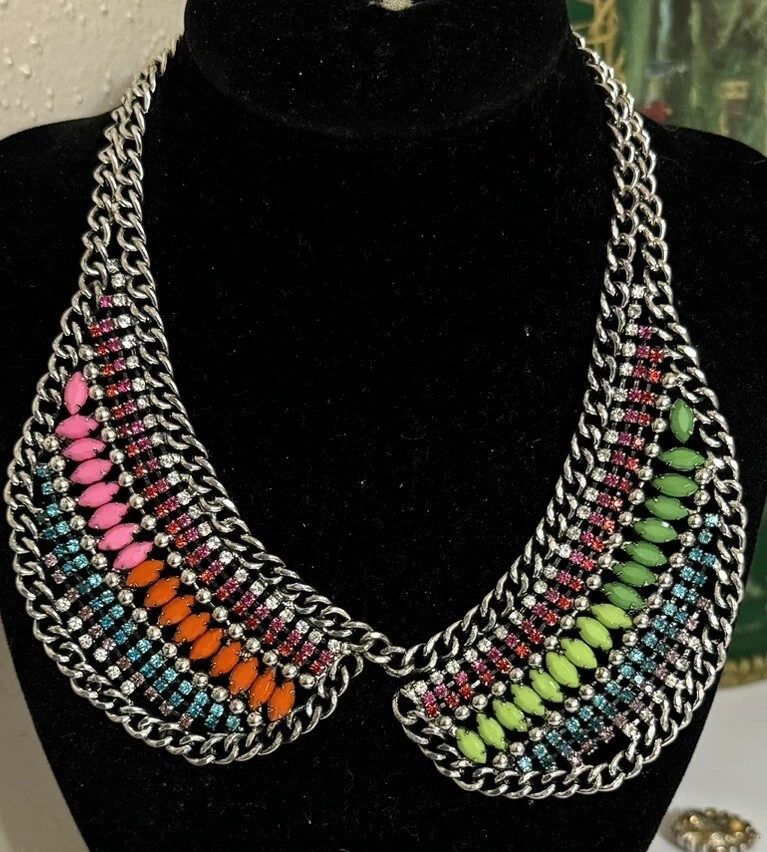 ¡¡RAREE!! Impresionante Collar Dannijo Sinatra con Cristal Swaroski Sin Marca Foto 2 de 4