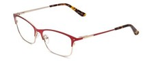 Calabria Ernest 4842 Cat-Eye Reading Glasses 7.00 Satin Metallic Red Gold Men W
