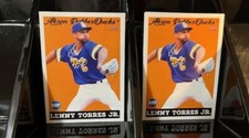 Lenny Torres 2024 Akron Rubberducks Choice Cleveland Guardians Rookie RC