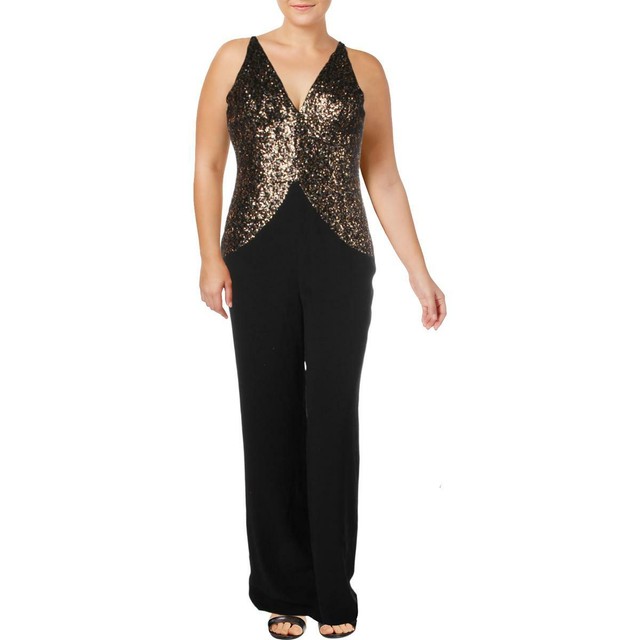 dress the population joey jumpsuit