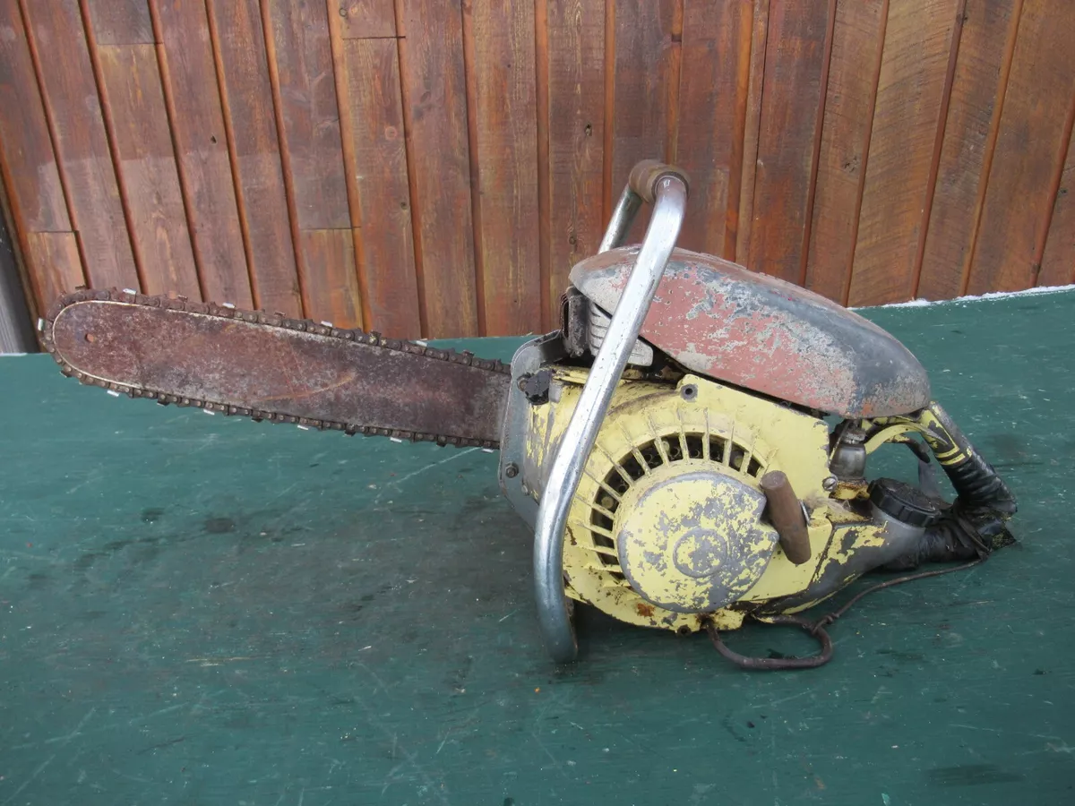 RARE Vintage PIONEER S620 Chainsaw Chain Saw with 16