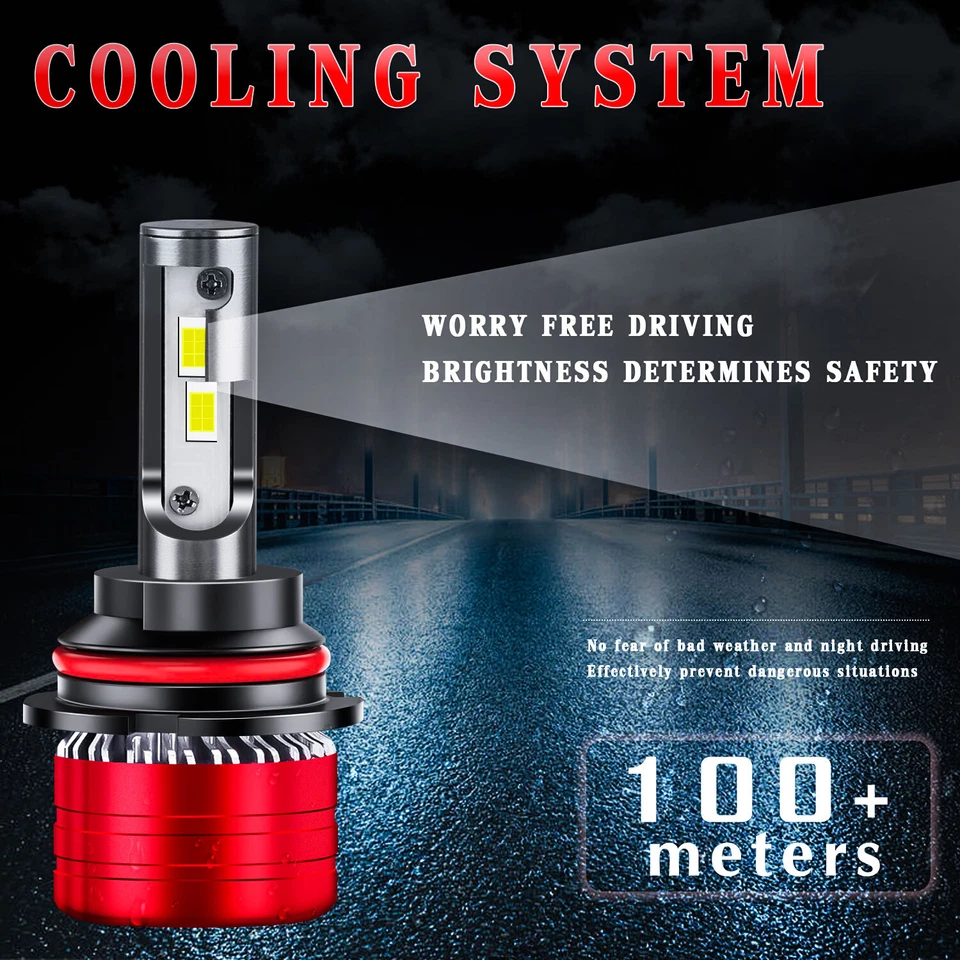 Kit de 4 faros LED blancos para Nissan Murano 2003 2004 2006 2007 + bombilla antiniebla Foto 3 de 4