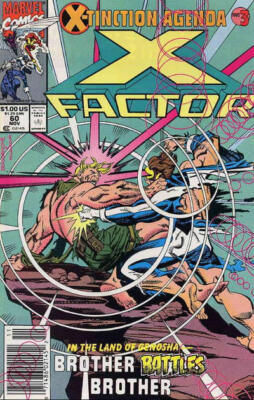 X-Factor (1986) #  60 Newsstand (5.0-VGF) X-tinction Agenda 1990