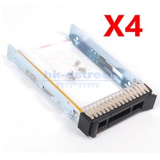 4PCS 2.5" SAS/SATA HDD Tray Caddy For IBM X3550 X3650 M5 X3850 X6 00E7600