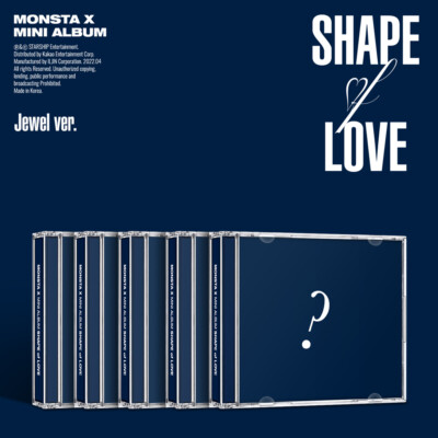 Monsta X SHAPE of LOVE 11th Mini Album Jewel Ver 5SET CD+Photobook+Photocard+Etc