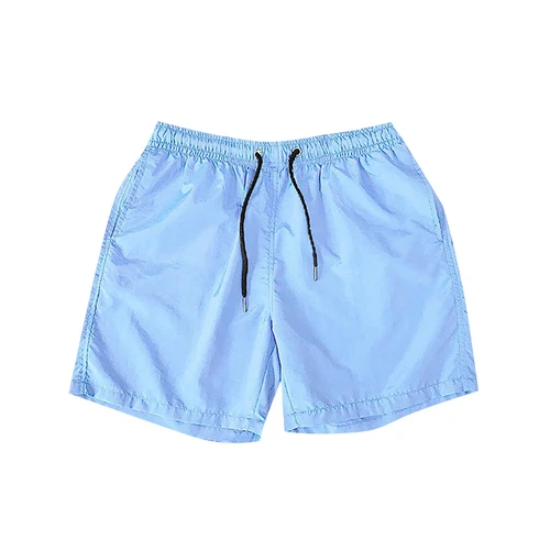 Herren Freizeit Lose Shorts Taschen Kordelzug Einfarbig Strand Basic Shorts - Bild 57 von 64
