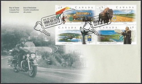 🍁Canada   #1783a      "SCENIC HIGHWAYS"    Brand New 1999  First Day Cover