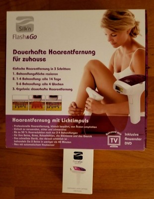 Silk N Flash Go Inkl Ersatzkartusche Dauerhafte Haarentfernung