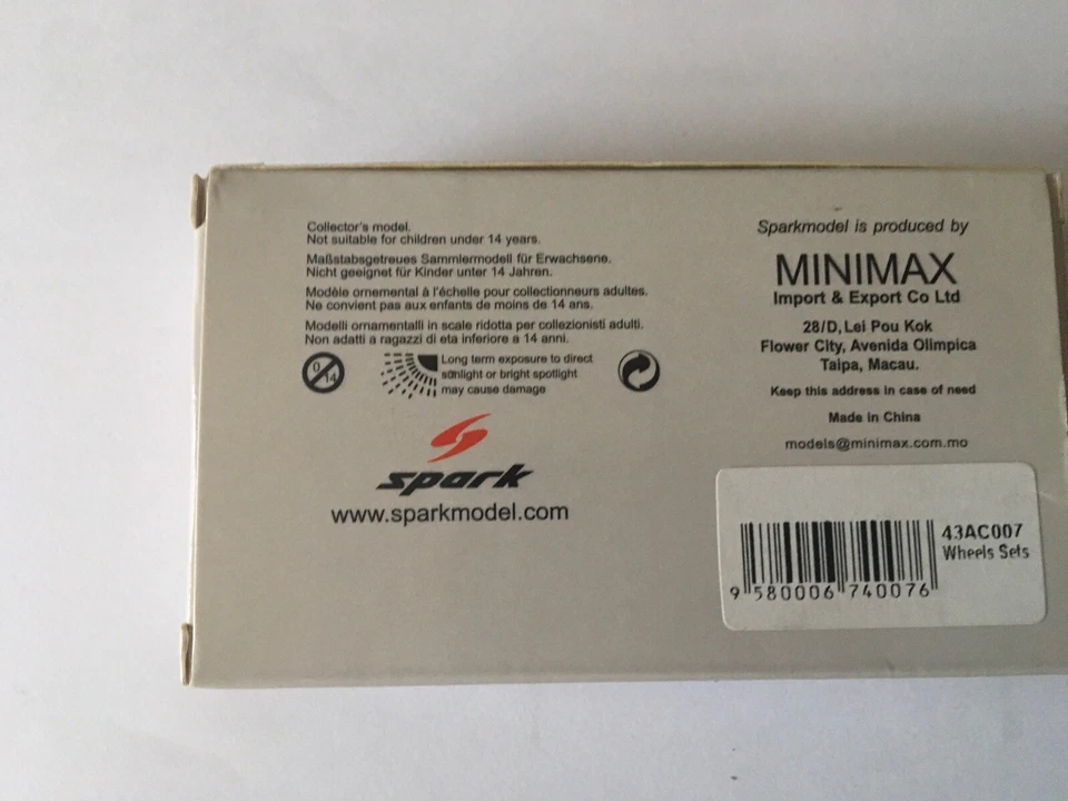 SPARK FELGEN 1:43 ?? 8STÜCK,RESIN - Bild 3 von 4